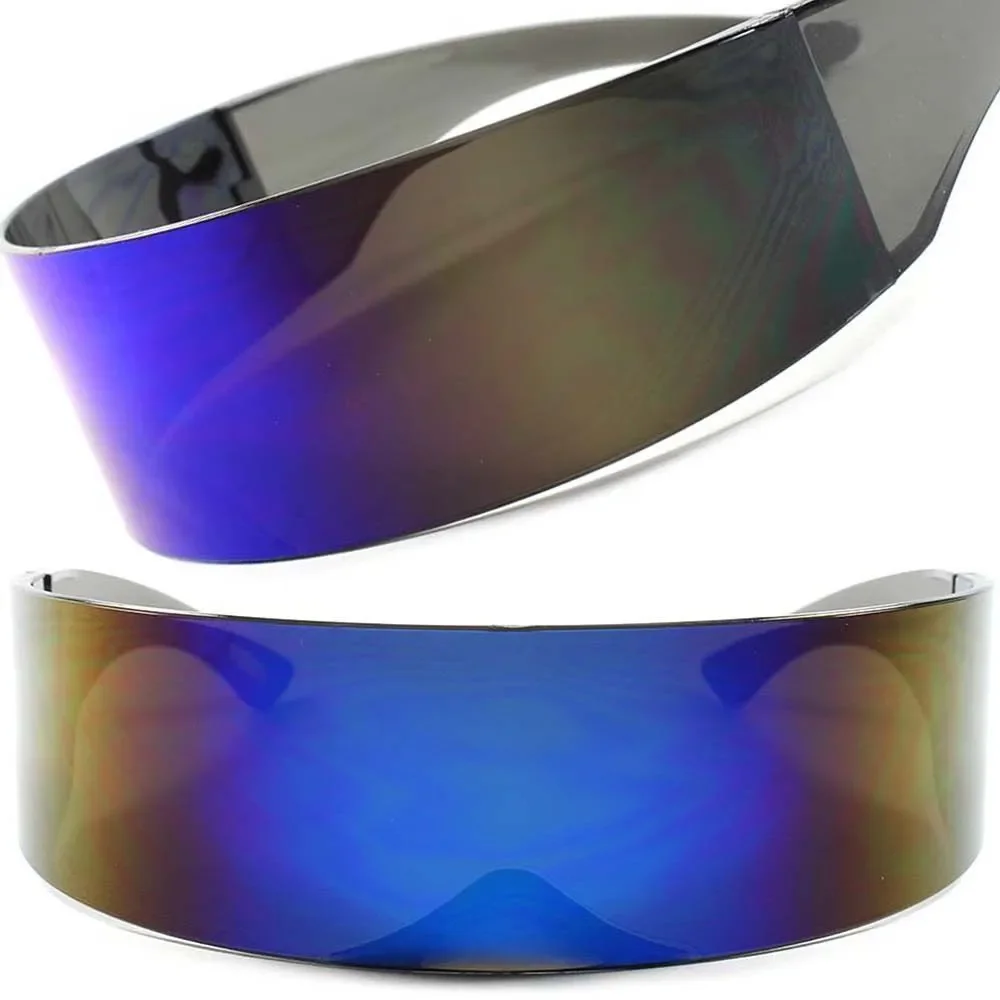 Funky Sci-Fi Robotic Star Trek Futuristic Party Cosplay Costume Sun Glasses F68